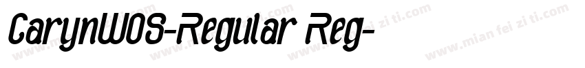 CarynW05-Regular Reg字体转换